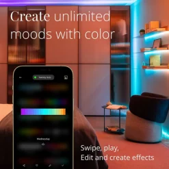 Dots LED-lyskæde RGB, gennemsigtig, IP44, 10 m^twinkly Discount