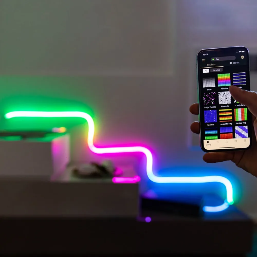 Light flex LED-lysslange RGB 2m WIFI^twinkly Online