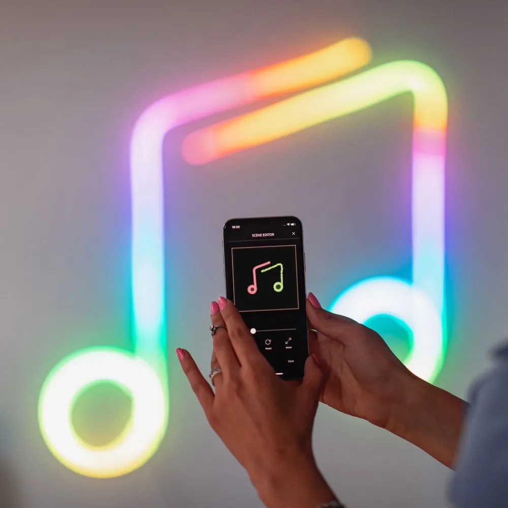 Light flex LED-lysslange RGB 2m WIFI^twinkly Online