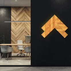 twinkly RGB-firkanter sort, IP20, 1+5 startsæt