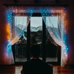 twinkly Dekorationsbelysning|Julepynt>RGBW-lysgardin, 210 LED'er