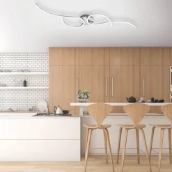 Tyler LED-loftlampe, dæmpbar, stål^JUST LIGHT. GmbH Hot