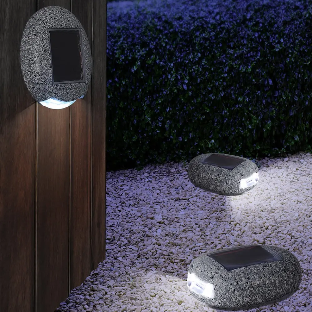 Udendørs dekorationslys i stendesign Talvi Solar^Globo Sale