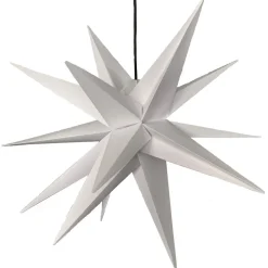 STERNTALER Udendørs dekostjerne XXL, 18 takker, Ø 80 cm hvid