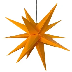 Udendørs dekostjerne XXL, 18 takker, Ø 80 cm gul^STERNTALER Online