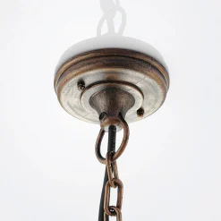 Lindby Udendørs hængelampe Nadesha, børstet guld