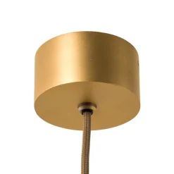 Argon Udendørs hængelampe Nora, guld/transparent, IP44, glas