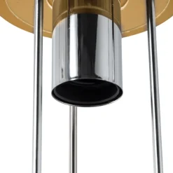 Argon Udendørs hængelampe Nora, guld/transparent, IP44, glas