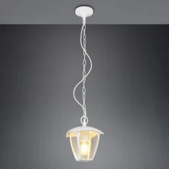 Trio Lighting Udendørs hængelampe VENTA, hvid, 17 x 17 cm, metal, IP44