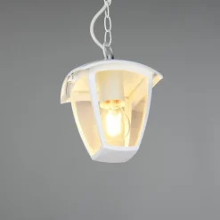 Trio Lighting Udendørs hængelampe VENTA, hvid, 17 x 17 cm, metal, IP44