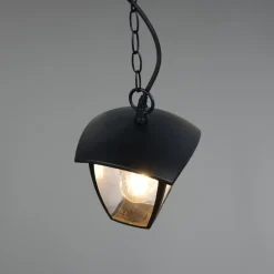Udendørs hængelampe VENTA, sort, 17 x 17 cm, metal, IP44^Trio Lighting Best
