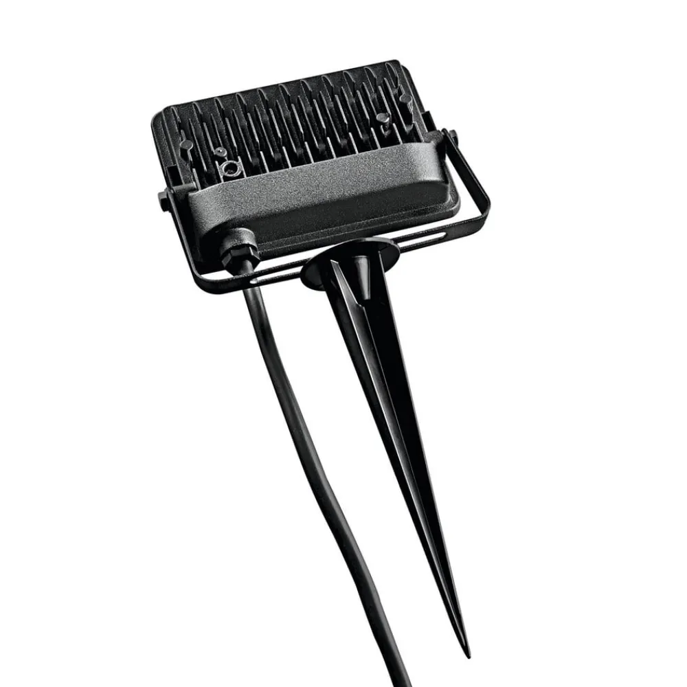 Heitronic Udendørs LED-spot Kingston med jordspyd, RGBW