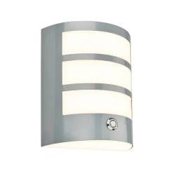 Briloner Udendørs LED-væglampe 3793014, kromfarvet, dæmpbar, IP44