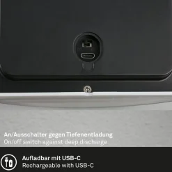 Briloner Udendørs LED-væglampe 3793014, kromfarvet, dæmpbar, IP44