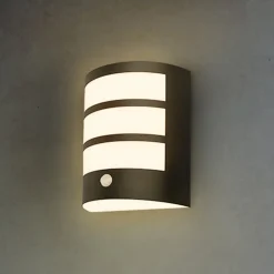 Briloner Væglampe Med Sensor|Væglamper>Udendørs LED-væglampe 3795015, sort, sensor, IP44