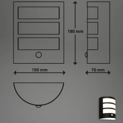 Briloner Væglampe Med Sensor|Væglamper><noscript><img width=