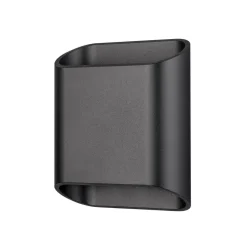 LCD Væglamper>Udendørs LED-væglampe, grafit, op & ned, CCT, dæmpbar, aluminium