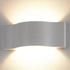 Udendørs LED-væglampe Jace, hvid^Lucande Sale