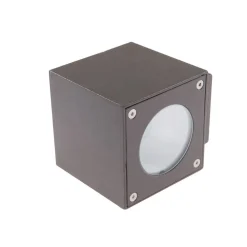 Udendørs LED-væglampe Jarno, antracit, sæt med 2, metal, 9 cm^Lucande Outlet