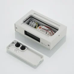 Udendørs LED-væglampe Katla af aluminium^Lucande Hot