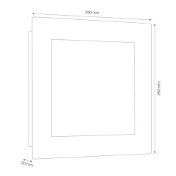 LCD Udendørs LED-væglampe 3007LEDSEN bevægelsessensor
