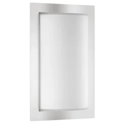 LCD Udendørs LED-væglampe Luis, stål, bevægelsessensor