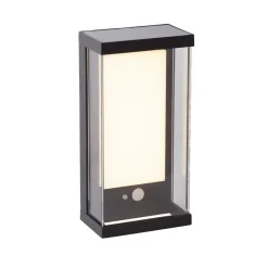 Searchlight Udendørs LED-væglampe med solceller 67419BK