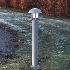 Konstsmide Udendørs stillampe Heimdal i aluminium, sølvgrå