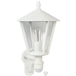 Albert Leuchten Væglampe Med Sensor>Udendørs væglampe 671, hvid med bevægelsesdetektor