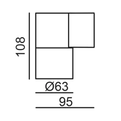 Udendørs væglampe Achernar 1 lyskilde down sortgrå^Deko-Light Sale