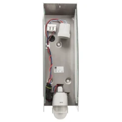 Udendørs væglampe firkantet i stål med sensor^CMD New