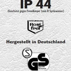 CMD Udendørs væglampe Long i stål med sensor