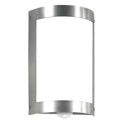 CMD Udendørs væglampe Marco3 i stål med sensor