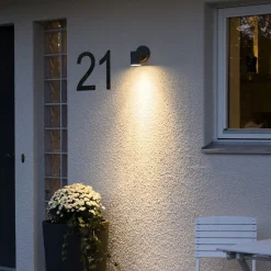 Udendørs væglampe "New Modena" m. 1 lys, i sort^Konstsmide Clearance