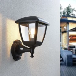 Udendørs væglanterne Acelya med bevægelsessensor^Lindby Best