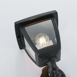 Udendørs væglanterne Acelya med bevægelsessensor^Lindby Best