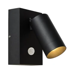Lucide Udendørs Spot>Udendørs vægspot Taylor Sensor, 1 lyskilde sort
