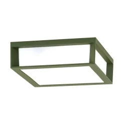 ORION Udendørslampe Henry, grøn, trykstøbt aluminium, E27, IP44