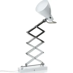 Udtrækkelig væglampe Kordian af metal, hvid^Steinhauer Hot