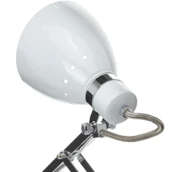 Udtrækkelig væglampe Kordian af metal, hvid^Steinhauer Hot