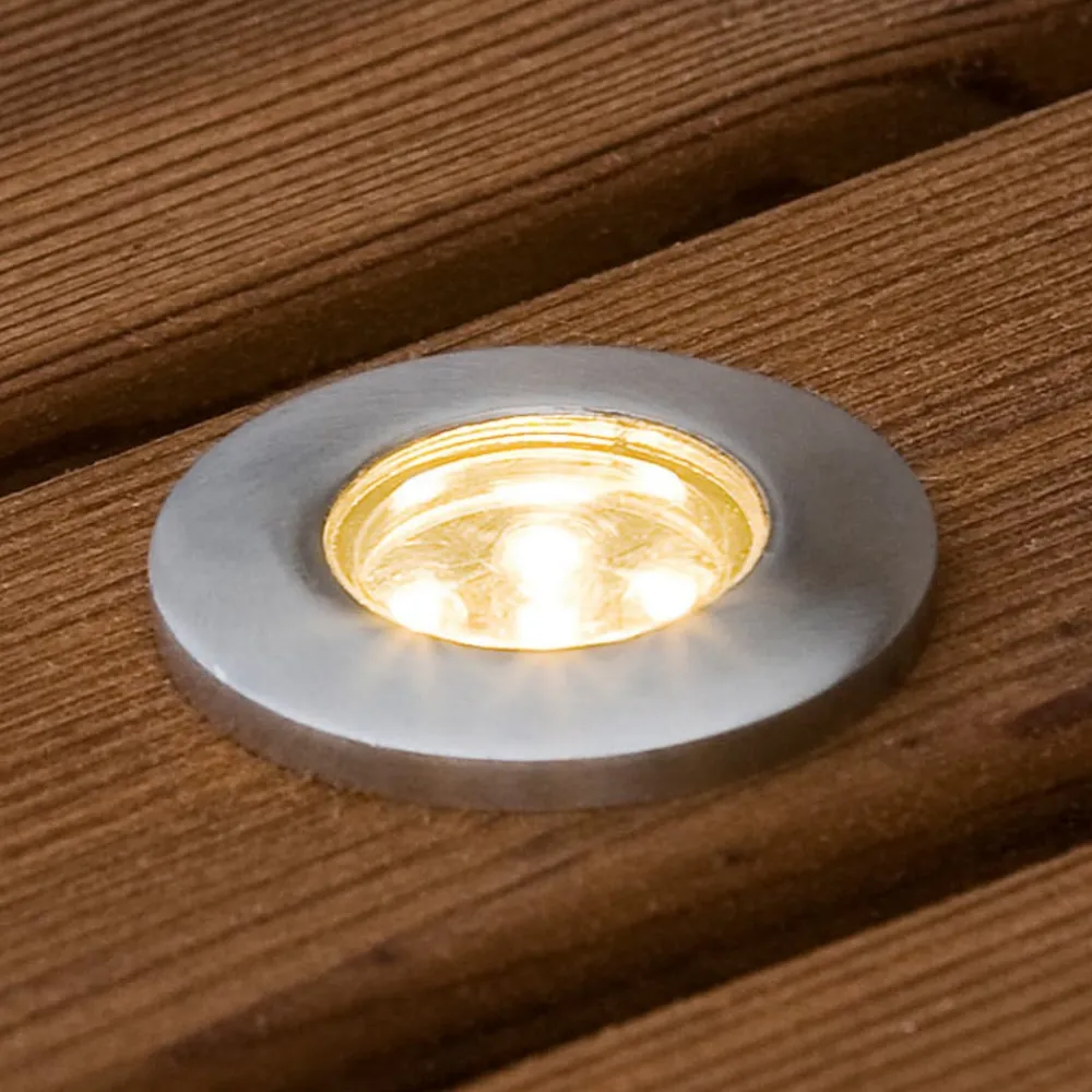 Konstsmide Udvidelsessæt m. 3 stk. Mini nedgravningsspot flad