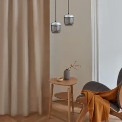 UMAGE Pendellamper>Acorn hængelampe 2 lyskilde røggrå stål