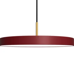 Asteria medium LED-hængelampe, messing, rød^UMAGE