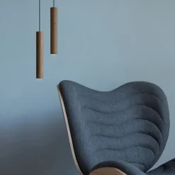 UMAGE Chimes hængelampe, mørk eg