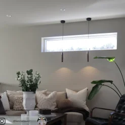 UMAGE Chimes hængelampe, mørk eg