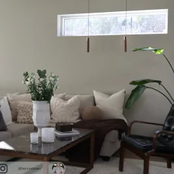 UMAGE Chimes hængelampe, mørk eg