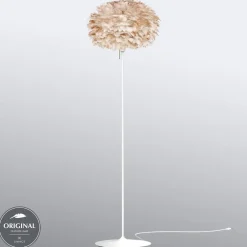 UMAGE Eos medium gulvlampe i lysebrun