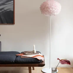 UMAGE Gulvlamper>Eos medium gulvlampe rosa hvidt stel