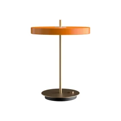 UMAGE LED-bordlampe Asteria Table, USB, orange/messing