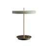 LED-bordlampe Asteria Table, USB, lysegrøn/messing^UMAGE Online